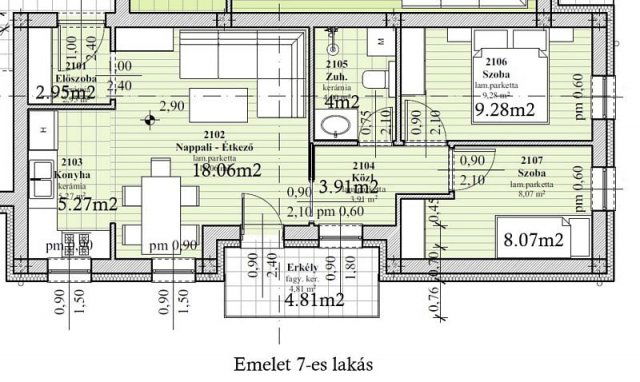 Eladó téglalakás, Érden 69.886 M Ft, 3 szobás