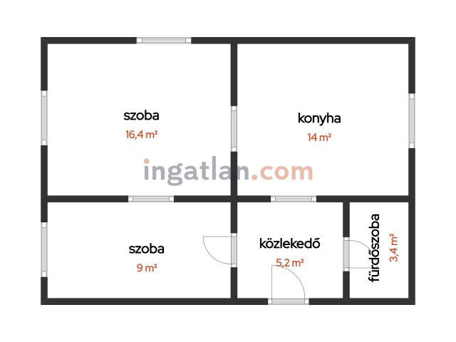 Eladó családi ház, Mezőtúron, Vi. utcában 22.8 M Ft