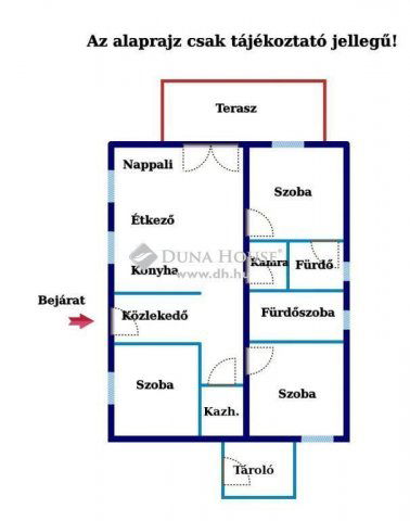 Eladó ikerház, Tápiószecsőn 74.9 M Ft, 4 szobás