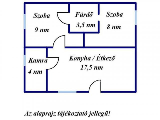 Eladó családi ház, Gyulán 52 M Ft, 2+1 szobás