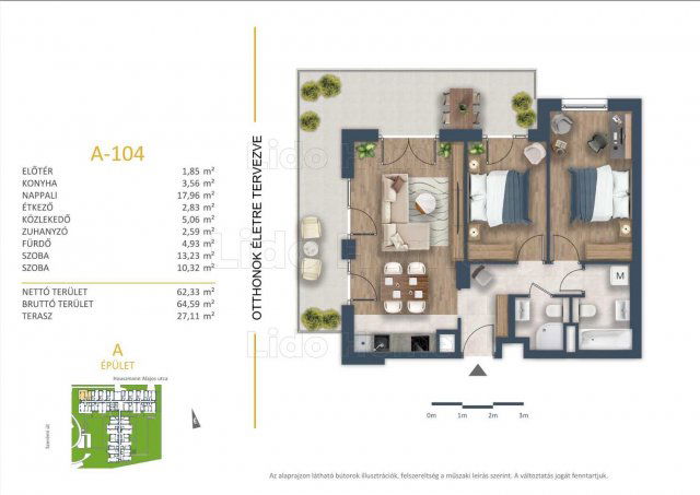 Eladó téglalakás, Budapesten, XI. kerületben 114.8 M Ft