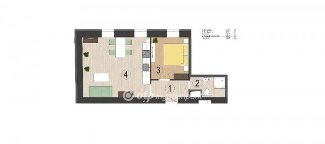 Eladó téglalakás, Balatonkenesén 75 M Ft, 2 szobás