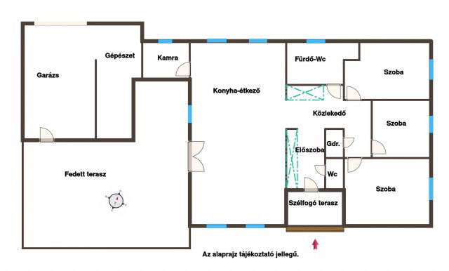 Eladó családi ház, Nagypálin 125 M Ft, 4+2 szobás
