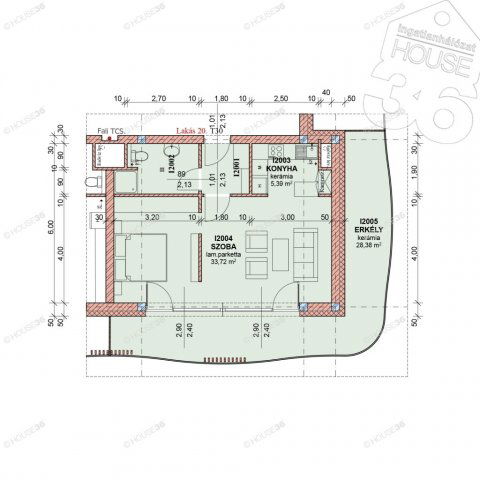 Eladó téglalakás, Ballószögön 75 M Ft, 1 szobás