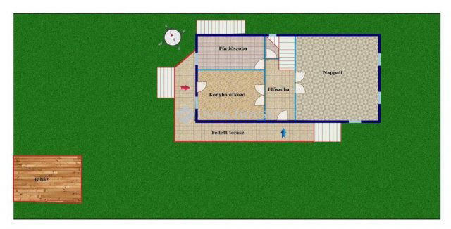 Eladó családi ház, Kecskeméten, Segesvári utcában 79.9 M Ft