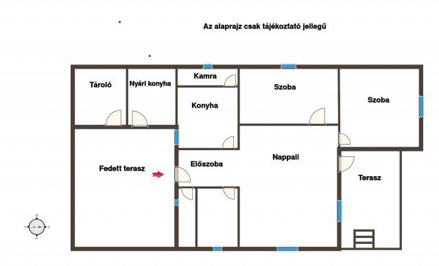 Eladó családi ház, Balatonlelleén 52.9 M Ft, 3 szobás