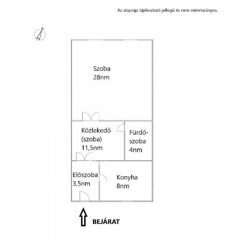 Eladó téglalakás, Budapesten, VIII. kerületben 60 M Ft, 1 szobás