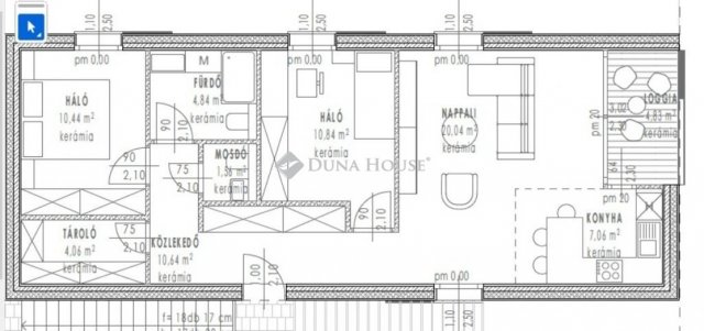 Eladó téglalakás, Debrecenben 95.9 M Ft, 3 szobás