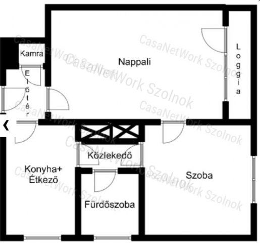 Kiadó téglalakás, albérlet, Szolnokon 130 E Ft / hó, 2 szobás