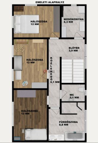 Eladó ikerház, Iszkaszentgyörgyön 109 M Ft, 5 szobás