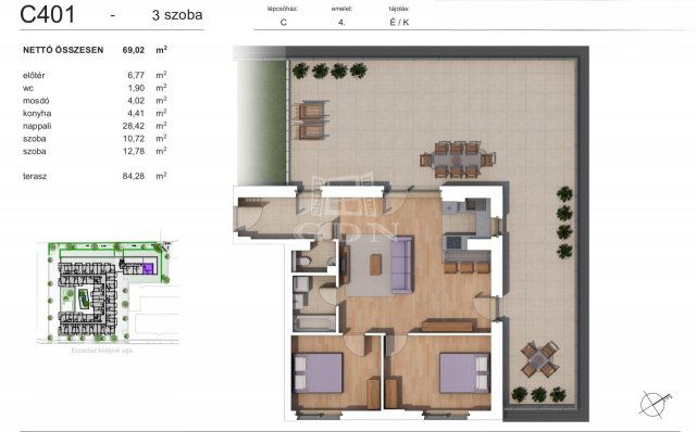Eladó téglalakás, Budapesten, XIV. kerületben 166.74 M Ft