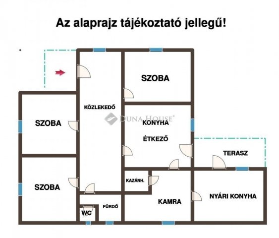 Eladó családi ház, Vasadon 62.9 M Ft, 3 szobás