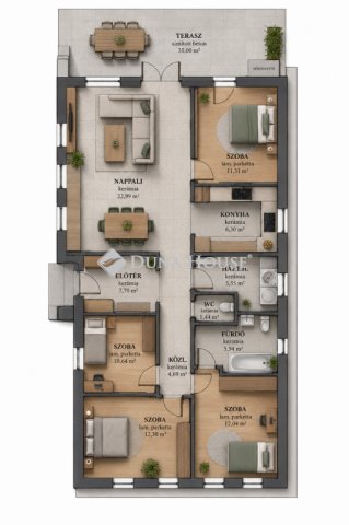 Eladó családi ház, Szigetszentmiklóson 139.9 M Ft, 5 szobás