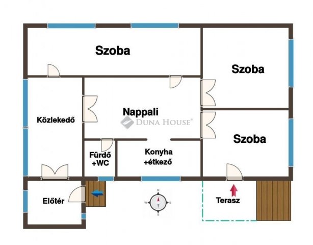 Eladó családi ház, Vámospércsen 65 M Ft, 4 szobás