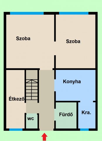 Eladó családi ház, Budapesten, XVI. kerületben, Bekecs utcában