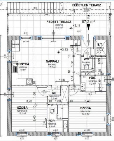 Eladó téglalakás, Pécsett 92.285 M Ft, 3 szobás