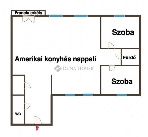 Eladó téglalakás, Budapesten, VIII. kerületben 84.9 M Ft