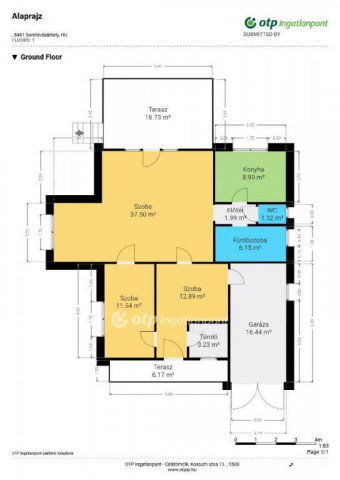 Eladó családi ház, Somlóvásárhelyen 19.99 M Ft, 2+1 szobás