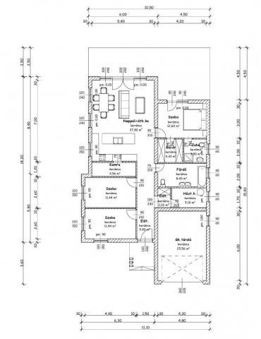 Eladó családi ház, Nyíregyházán 98.5 M Ft, 3 szobás
