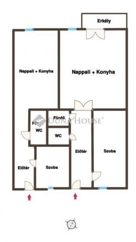 Eladó téglalakás, Budapesten, XIII. kerületben 99.9 M Ft