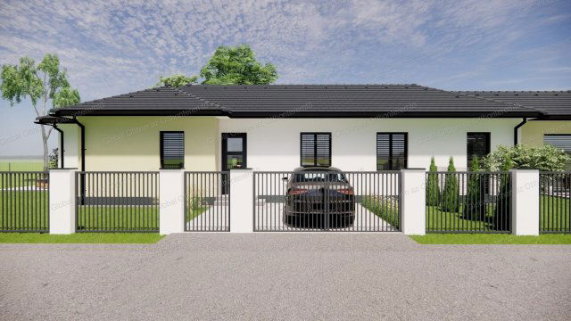 Eladó ikerház, Máriakálnokon 72 M Ft, 4 szobás