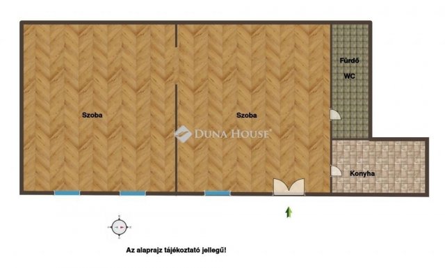 Eladó téglalakás, Budapesten, V. kerületben 79.9 M Ft, 2 szobás