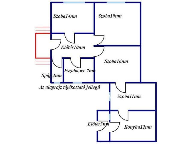 Eladó családi ház, Nyírlugoson 18 M Ft, 3+1 szobás