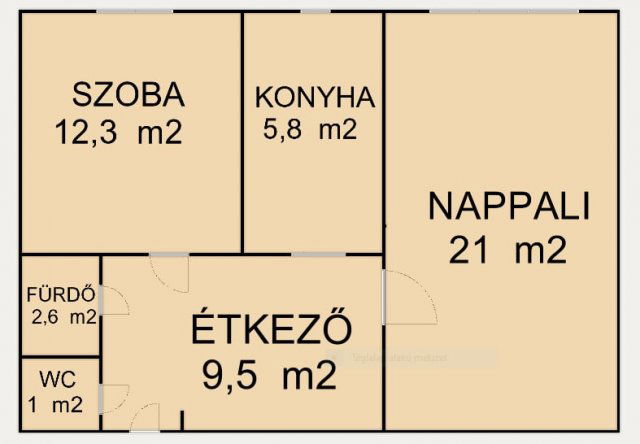 Eladó panellakás, Budapesten, III. kerületben 65.9 M Ft, 2 szobás