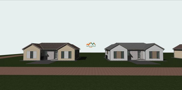 Eladó ikerház, Kiskunlacházán 84 M Ft, 5 szobás