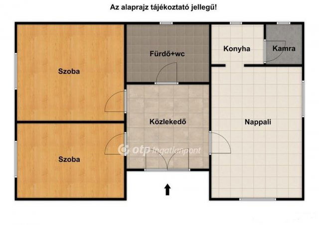 Eladó családi ház, Balmazújvárosban 54.9 M Ft, 2 szobás