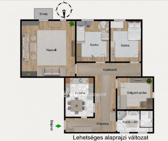 Eladó téglalakás, Budapesten, VIII. kerületben 82.1 M Ft