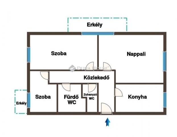 Eladó téglalakás, Budapesten, XVII. kerületben 92 M Ft, 3 szobás