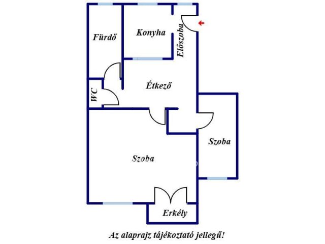 Eladó téglalakás, Szegeden 64.9 M Ft, 1+1 szobás