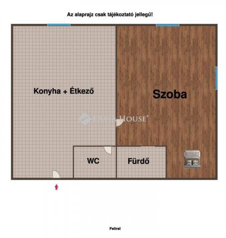 Eladó téglalakás, Budapesten, X. kerületben 44.9 M Ft, 1 szobás