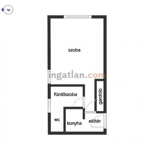 Eladó panellakás, Törökszentmiklóson 17.3 M Ft, 1 szobás