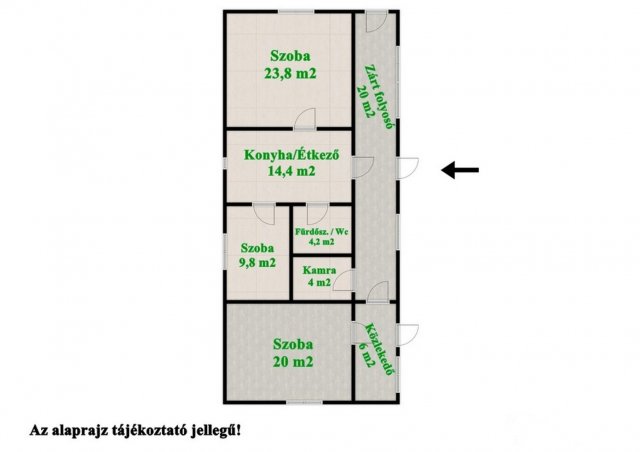 Eladó mezogazdasagi ingatlan, Békéscsabán 11.9 M Ft, 3 szobás