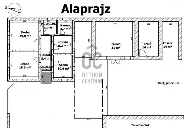 Eladó családi ház, Demjénben 29.8 M Ft, 3 szobás