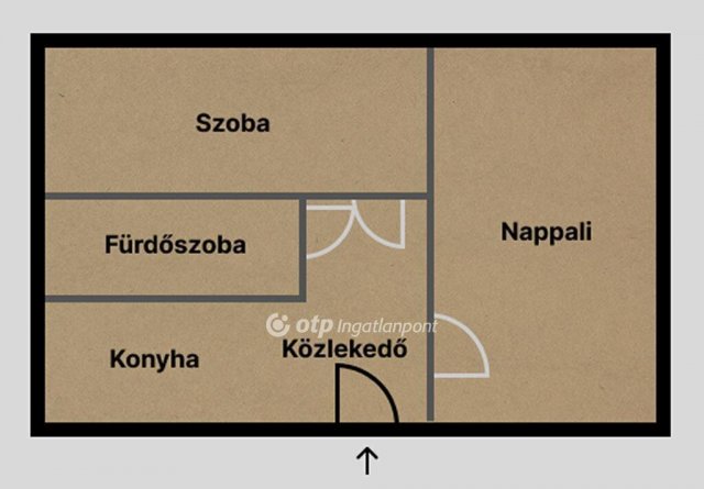 Eladó panellakás, Ajkán 31.5 M Ft, 1+1 szobás