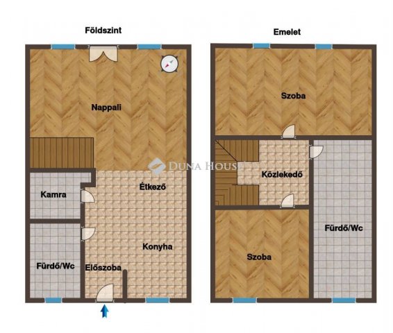 Eladó sorház, Dunaharasztin 124.9 M Ft, 3 szobás