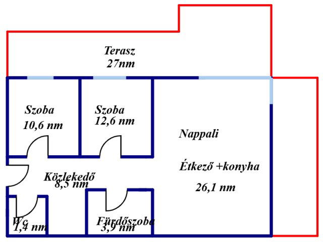 Eladó téglalakás, Győrött 84.9 M Ft, 3 szobás