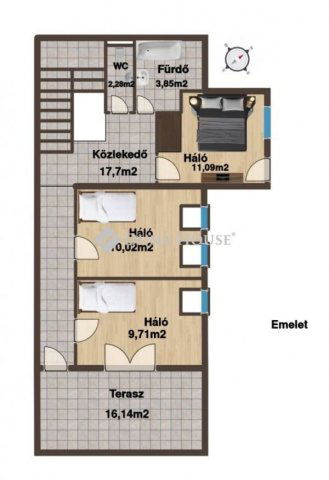 Eladó téglalakás, Kecskeméten 177 M Ft, 1+3 szobás