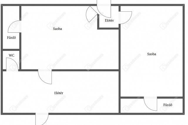 Eladó téglalakás, Debrecenben 75 M Ft, 2 szobás
