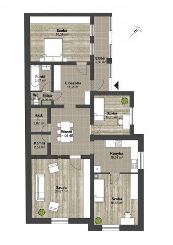 Eladó családi ház, Bágyogszováton 16.5 M Ft, 4 szobás