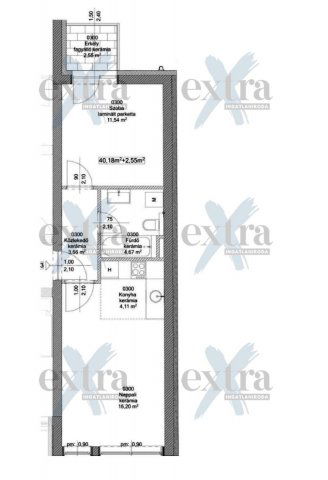 Eladó téglalakás, Szegeden 58.8 M Ft, 2 szobás