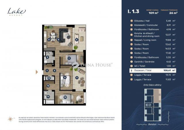Eladó téglalakás, Keszthelyen 149 M Ft, 4 szobás