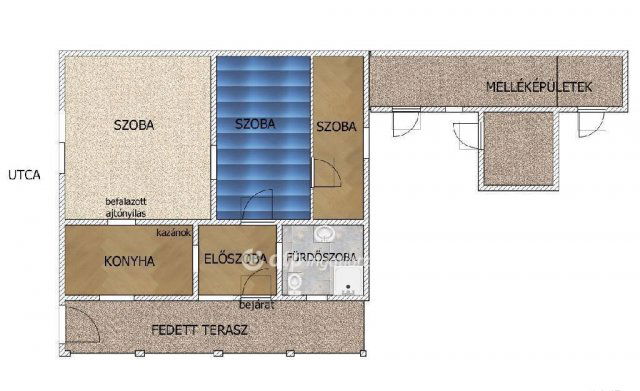 Eladó családi ház, Csongrádon 12 M Ft, 2+1 szobás