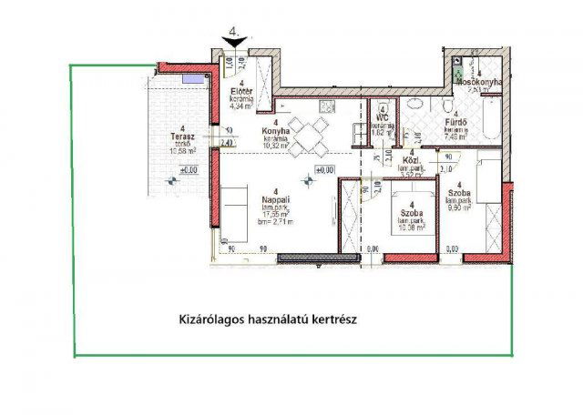 Eladó téglalakás, Gyömrőn 84.9 M Ft, 3 szobás