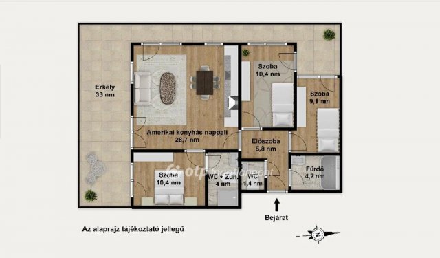 Eladó téglalakás, Budapesten, XIII. kerületben 148 M Ft