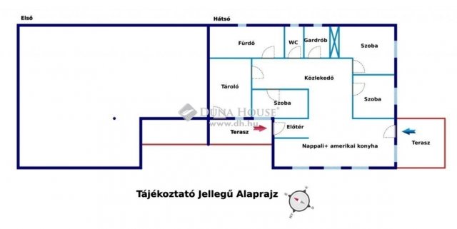 Eladó ikerház, Dabason 80 M Ft, 4 szobás / költözzbe.hu