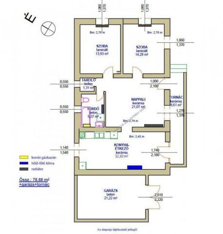 Eladó családi ház, Poroszlón 35 M Ft, 3 szobás